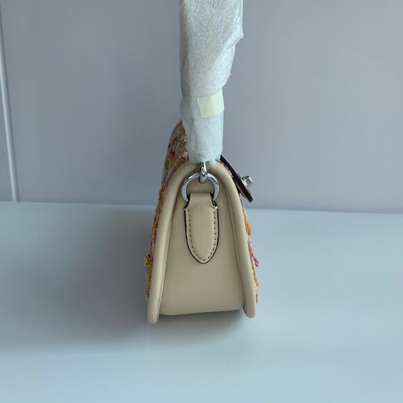 Coach Swinger 20 In Tweed LH/NEUTRAL NWOT - Picture 4 of 8